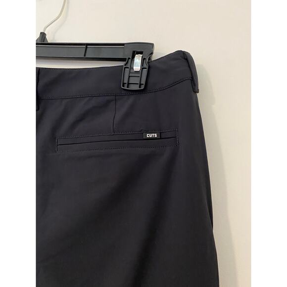 Cuts Clothing Men's Flat Front Shorts - Black - Picture 8 of 9